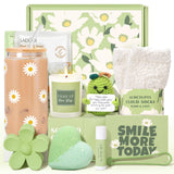 Gift Baskets for Women, 11pcs Unique Happy Birthday Gifts for Women, Best Inspirational Get Well Christmas Ideas Box w/ Daisy Cu
