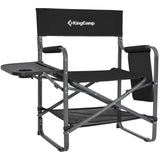 KingCamp Premium Extra Heavy Duty Wide Camping Directors Chairs Supports 300lbs for Adults, Padded Folding Portable Camping Chai