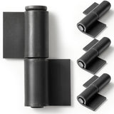 Zonon 4 Pcs Heavy Duty Weld on Gate Hinges Weldable Barrel Style Steel Hinges Detachable Pin 4 Gauge Thick for Trailer Garage In
