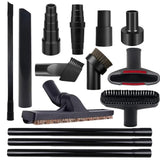 Alrens 14 PCS Universal Vacuum Attachments & Brushes Kit for Shop Vac Accessories & Household Cleaning, Includes 4 Vacuum Hose A