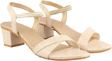 Shoetopia Women'S & Girl'S Cream Pointed Toe Block Heels,Cream,6,B09NC1MK72