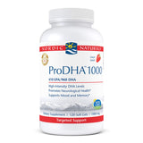 Nordic Naturals ProDHA 1000, Strawberry - 120 Soft Gels - 1660 mg Omega-3 - High-Intensity DHA Formula for Neurological Health,