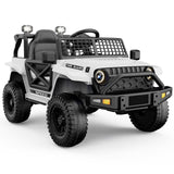 YunTopKids Ride On Truck,12V7AH Electric Jeep Car for Toddlers 1-3, Power Wheels with Parent Remote Control for Kids Christmas &