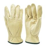 G & F 2002XL-3 Full Grain Pigskin Leather Work Gloves, Drivers Gloves, Premium Washable leather, Size XLarge. (Value Pack: 3 pai