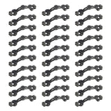 Geesatis 30 Pack Antique Bronze Drawer Pulls - 1.6x 0.4Arch Shaped Cabinet Handles for Jewelry Box, Dresser & Furniture,