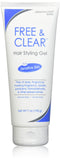 Free & Clear Hair Styling Gel, Unscented, (SG_B00MX6ZXT2_US), 7 Ounce (Pack of 2)