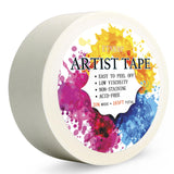ETNRHP White Artist Tape for Watercolor Paper Drafting Art Low Tack Masking Tape Acid Free Painter Watercolor Tape for Painting