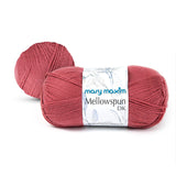 Mary Maxim Mellowspun DK Yarn for Crocheting and Knitting Baby Blankets, Afghans, Sweaters, and Clothing, Soft Pink Yarn, 284 Ya