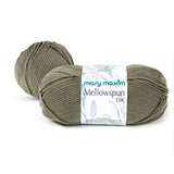 Mary Maxim Mellowspun DK Yarn for Crocheting and Knitting Baby Blankets, Afghans, Sweaters, and Clothing, Green Yarn, 284 Yards,