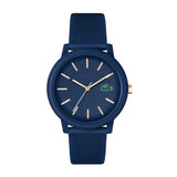 Lacoste Lacoste.12.12 Qtz Basic Blue Round Dial Men'S Watch|Blue Silicone Material|Multi Color Band - 2011234
