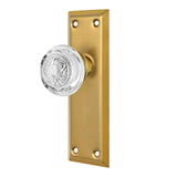 ToPToToo Glass Dummy Door Knobs Interior, Single-Side Crystal Dummy Door Knobs Replacement, Inactive Door Knobs for Bifold and C