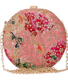 Tooba Handicraft Hand Embroidered Box Clutch Bag Purse For Bridal, Casual, Wedding Bag For Women & Girls