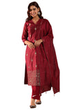 Libas Women'S Chanderi Silk Kurta Set (49450