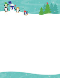 Great Papers! Penguins Playing Letterhead, 80 count, 11 x 8.5 (2014059)
