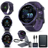Garmin Forerunner 570 47mm GPS Running Smartwatch, Indigo | Advanced Training & Recovery, Sleep Coach, Heart Rate, Download Musi