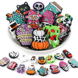 Lovyomi 15Pcs Silicone Focal Beads for Pens, Character Silicone Beads for Keychain Making, Lanyard Making DIY Handicraft(Ghost)