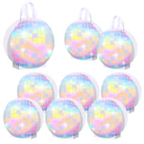 Kolldenn 24 Pcs Disco Ball Holographic Gift Bags Disco Party Favor Iridescent Paper Treat Bags 70s 80s 90s Birthday Party Suppli