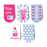 woopme Couple Love Theme Printed Magnetic Bookmark for Boys Girls Kids Note Books Lovers Readers Gift Magnetic Page Clips Foldin