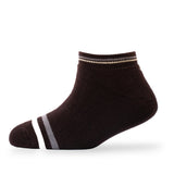 Young Wings MenS_Socks Brown Colour Cotton Fabric Design Free Size Low Ankle Length Casuals & Formals Wear Socks Pack Of 1 1603