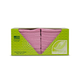 Fresh Towel Foodservice Reusable Paper Towels - 1/4 Fold, 13 x 20 inches - Pink Straight Line Pattern (1 Case of 200) All Purpos