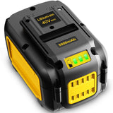FSKE Premium Replacement for Dewalt 40V Battery DCB404 DCB406 DCB407,1.5X Longer Runtime Compatible with Dewalt 40 Volt Max Powe