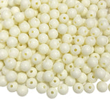 LIMAOLLY 300 Pcs Acrylic Round Pastel Beads Candy Color Plastic Spacer Beads for DIY Necklace Bracelet Earring Jewelry Making (C