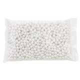 FM FM42 500g/980pcs 10mm No Hole White Simulated Pearl Beads for Crafts