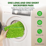 Zavrski Ceiling Fan Cleaner Duster with 6 Ft/72'' Extension Pole High Ceiling Fan Blade Cleaning Tool Microfiber Duster Reusable Pads for Cleaning Ceiling Fan, Baseboard, Blind, Cobweb, Molding
