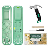 Picture Hanging Kit,Picture Hangers,Wall Hanging kit,Picture Frame Hanger Tool 290 Pieces Heavy Duty Photo Hanger Accessories wi