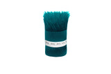 FabricLA Dk Turquoise Shaggy Plush Faux Fur Strips - Craft Fur for Gnomes, Cosplay, and DIY Projects | 4 X 60