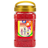 Iooleem Pony Beads(2000pcs Red Glitter Pony Beads), Beads for Bracelets Making, Beads for Crafts, Beading Supplies, Friendship B
