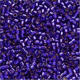 Miyuki Delica Seed Beads 11/0 Silver Lined Violet DB610 7.2 Grams