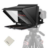 NEEWER X12 14 Aluminum Alloy Teleprompter Compatible with iPhone iPad DSLR Cameras Phone Tablet with Remote Control Carry Case C