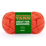 60g Carrot Yarn for Crocheting and Knitting;66m (72yds) Cotton Yarn for Beginners with Easy-to-See Stitches;Worsted-Weight Mediu