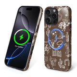 Flivro Magnetic Case for iPhone 16 Pro, Compatible with Magsafe,PC Hard Shell & Silicone Inner Bumper, Anti-Scratch Full-Body Co