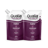 Qualia Fabric Dye - for Natural Fibers - 235 ml (Purple 2 Pack)