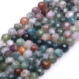 Indian Agate Beads for Jewelry Making Natural Gemstone Semi Precious 4mm Round Faceted 15 JOE FOREMAN