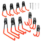 ValueMax Garage Hooks, Heavy Duty Tool Organizer Wall Mount, Steel Tool Holders Rack Organization for Storage, Utility Hooks and