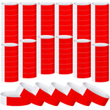 Tudomro 1200 Pack Plastic Paper Wristbands for Events Neon Party Wrist Bands Colored Waterproof Concert Identification Hand Band