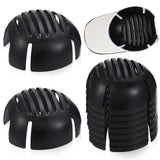 Universal Bump Cap Insert Lightweight Baseball Bump Cap Safety PE Lined Bumper Hat Insert (Black, 8 Pieces)