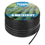 Treela 3281ft 5/8 Inch Drip Tape 6 Spacing Roll 8 Mil Irrigation Hose Garden Watering Tube Line Automatic Equipment for Garden I