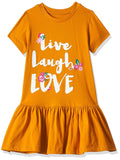 T2F Girls Casual Dress (Pack of 3), mustard, 13-14 Years