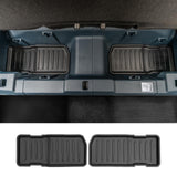 Maxzina Under Seat Storage Mat Compatible with 2022 2023 2024 2025 Ford Maverick Gasoline Under Seat Organizer Liner Second Row