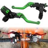 JAVIK Updated Universal Bike Brake Master Cylinder Clutch Lever Set for 7/8 22mm Handlebar Compatible with Motorcycle Honda Kawa