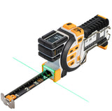 REEKON T1 Tomahawk Digital Tape Measure Professional Accurate Measuring Tool, Green Laser, EPaper Measuring List, Measurement