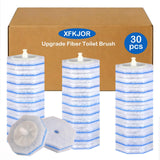 30 Count Disposable Toilet Brush Refills for Clorox, 5X Cleaning Power