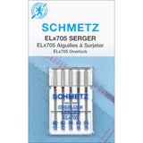 EuroNotions 1840 ELX705 Serger Needles, Sizes 12/80 (2), 14/90 (3)