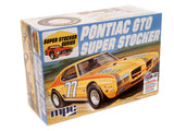 Round 2 MPC Pontiac GTO Super Stocker 1:25 Plastic Model Kit, Chrome (MPC939M)