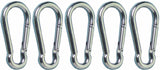 Smart Choice Marine 316 Stainless Steel Spring Snap Hook Carabiner (13x160mm (6-5/16x 1/2), 05-Pack)