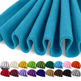 Turquoise Felt Fabric 36 x 36 (1 Square Yard), Soft 1.6mm Thick Felt Sheets for Craft Sewing Patchwork DIY Art Projects Decorati